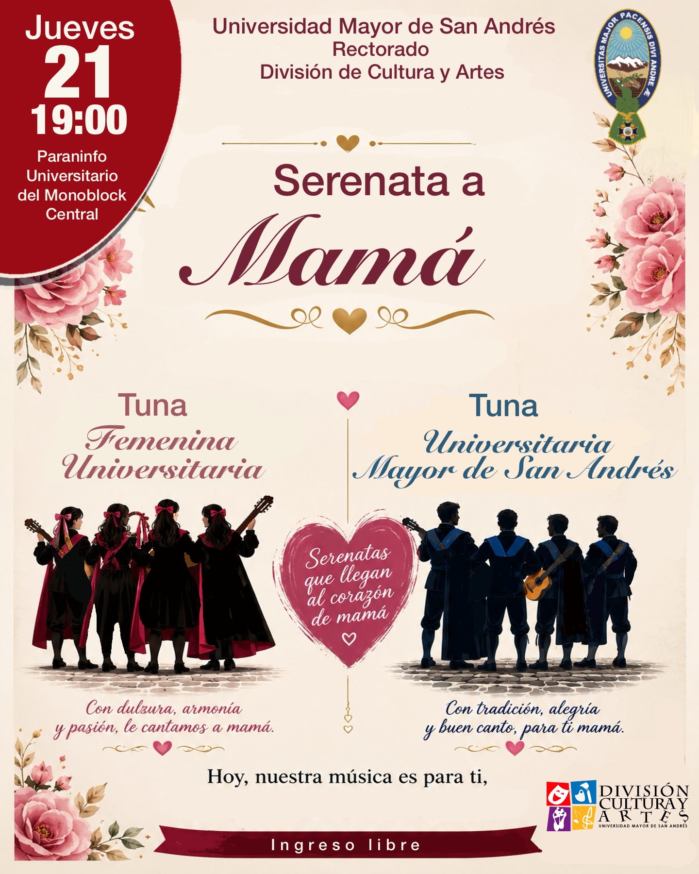 Imagen Destacada - Serenata a Mamá UMSA