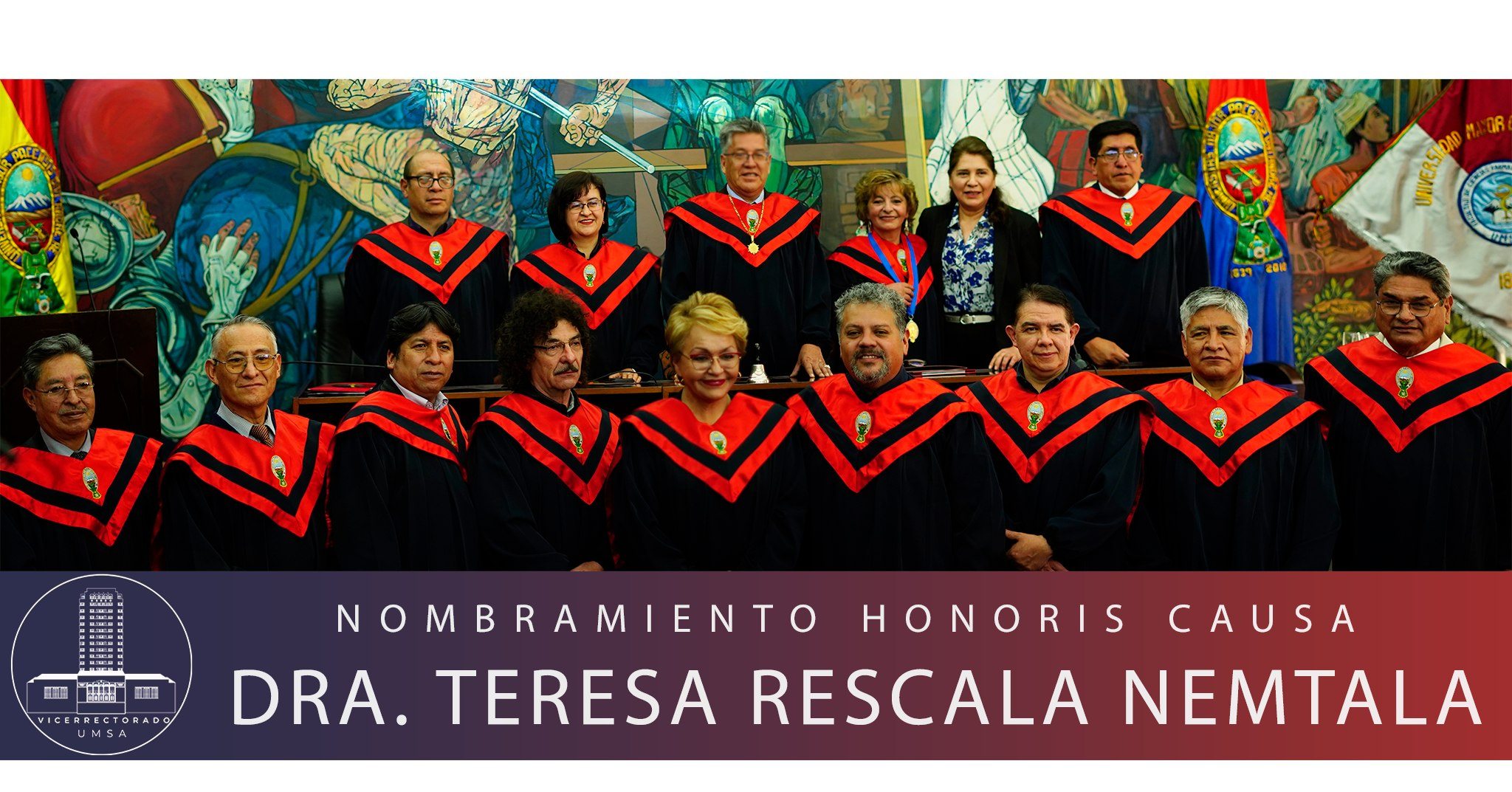 Nombramiento Honoris Causa a la Dra. Teresa Rescala Nemtala ...
