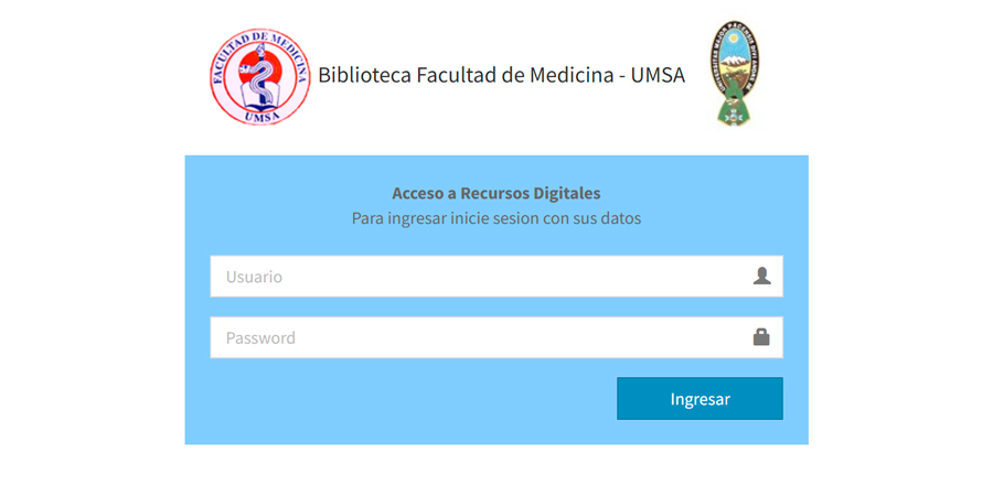 Ingreso Biblioteca Virtual