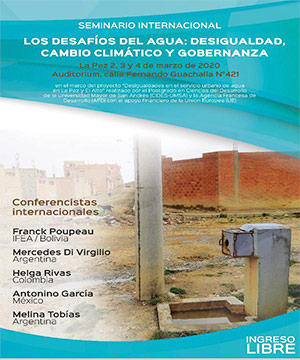 LOS DESAFÍOS DEL AGUA: DESIGUALDAD, CAMBIO CLIMÁTICO Y GOBERNANZA