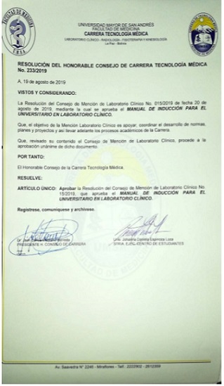 RESOLUCION HCC TM NRO 233/2019