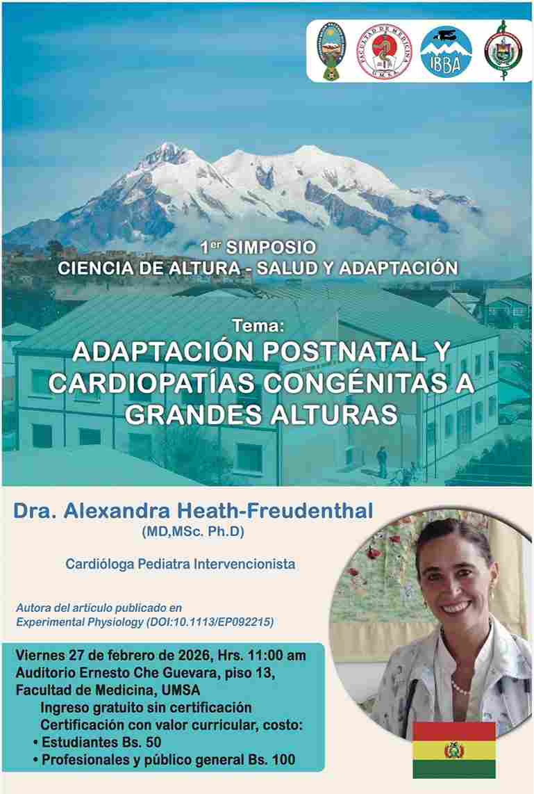 1er SIMPOSIO: CIENCIA DE ALTURA – SALUD Y ADAPTACIÓN