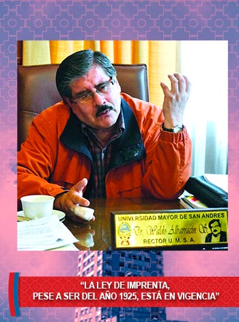 “La Ley de Imprenta, pese a ser del año 1925, está en vigencia”