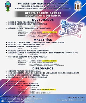 OFERTA ACADÉMICA 2020