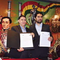 Firmaron convenios de cooperación institucional