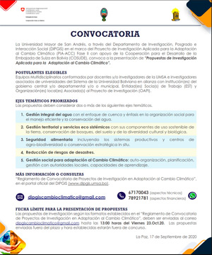 CONVOCATORIA 