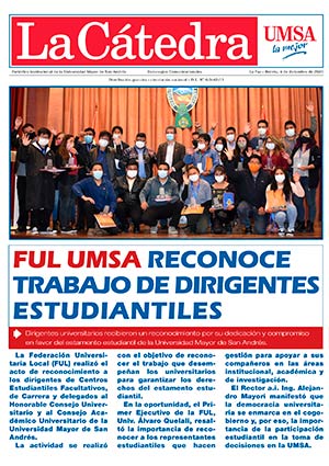 FUL UMSA reconoce el trabajo de dirigentes estudiantiles