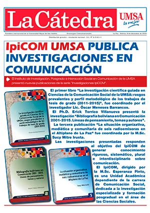 IpiCOM UMSA publica investigaciones en comunicación