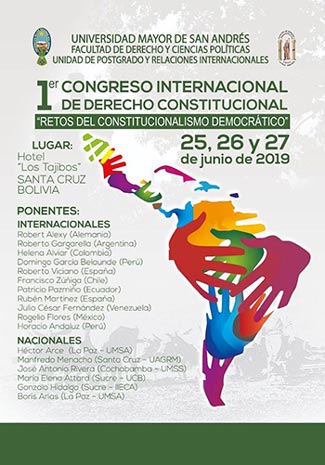 1er. CONGRESO INTERNACIONAL DE DERECHO CONSTITUCIONAL
