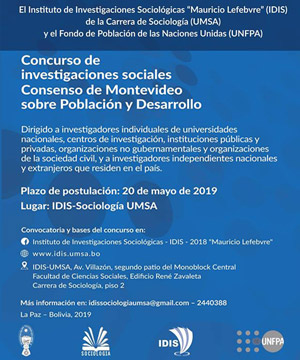 Congreso de investigaciones sociales Consenso de Montevideo sobre Población y Desarrollo