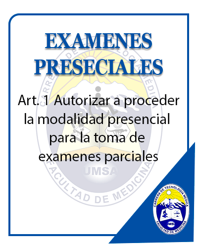 Exámenes presenciales