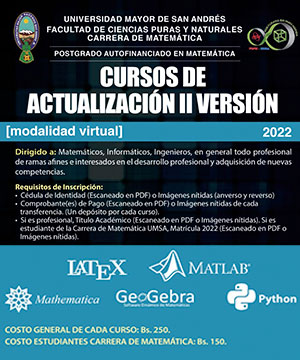 Cursos de actualización