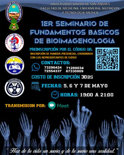 1ER SEMINARIO DE FUNDAMENTOS BÁSICOS DE BIOIMAGENOLOGÍA