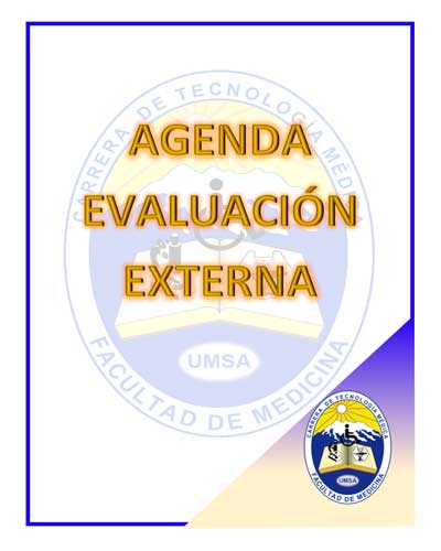 Agenda de actividades para la visita del equipo de evaluación externa