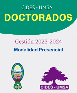 CIDES - UMSA DOCTORADOS - OFERTA ACADÉMICA 2023