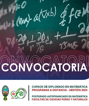 DIPLOMADOS - OFERTA ACADÉMICA 2023 - CARRERA DE MATEMÁTICA POSTGRADO AUTOFINANCIADO EN MATEMÁTICA