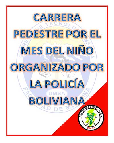 CARRERA PEDESTRE POR EL MES DEL NIÑO