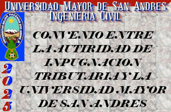 CONVENIO ENTRE LA AUTIRIDAD DE INPUGNACION TRIBUTARIA Y LA UNIVERSIDAD MAYOR DE SAN ANDRES