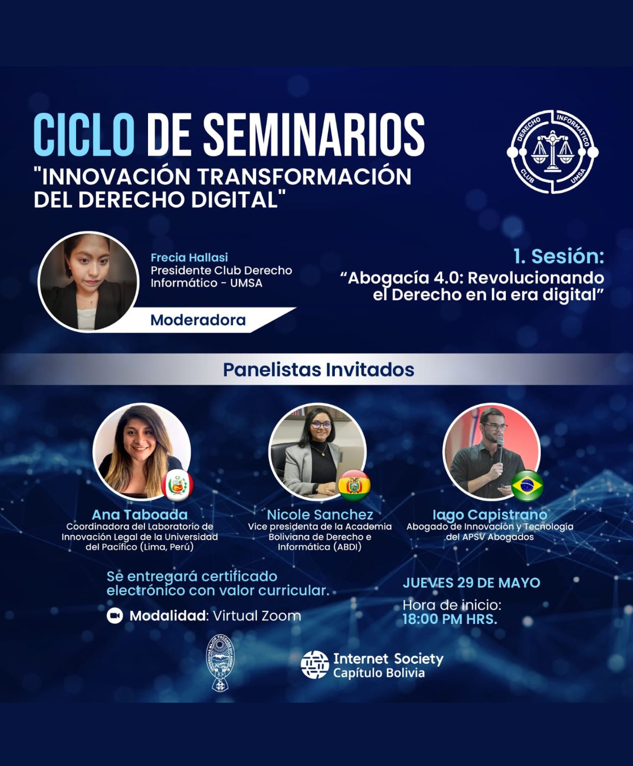 CICLO DE SEMINARIOS: 