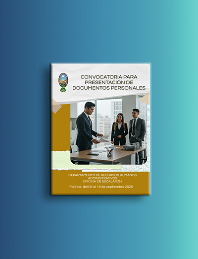 Presentación documentos personales