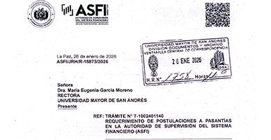 📌 REQUERIMIENTO DE POSTULACIONES A PASANTÍAS EN LA AUTORIDAD DE SUPERVISIÓN DEL SISTEMA FINANCIERO – ASFI