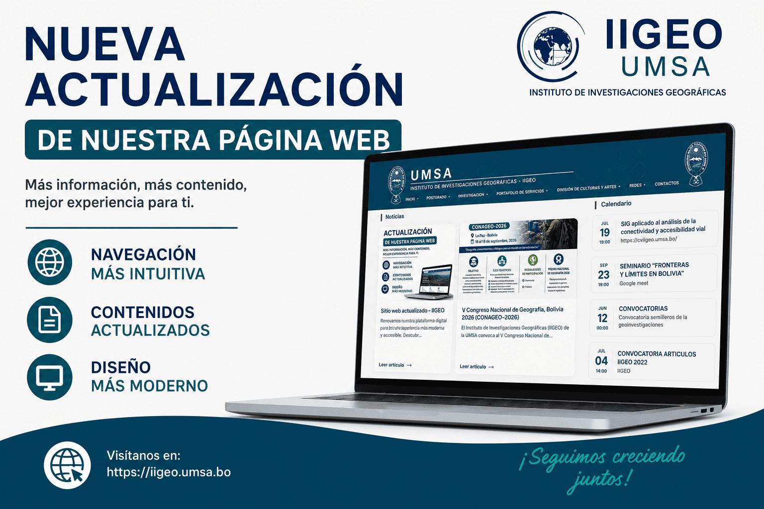 Sitio web actualizado - IIGEO