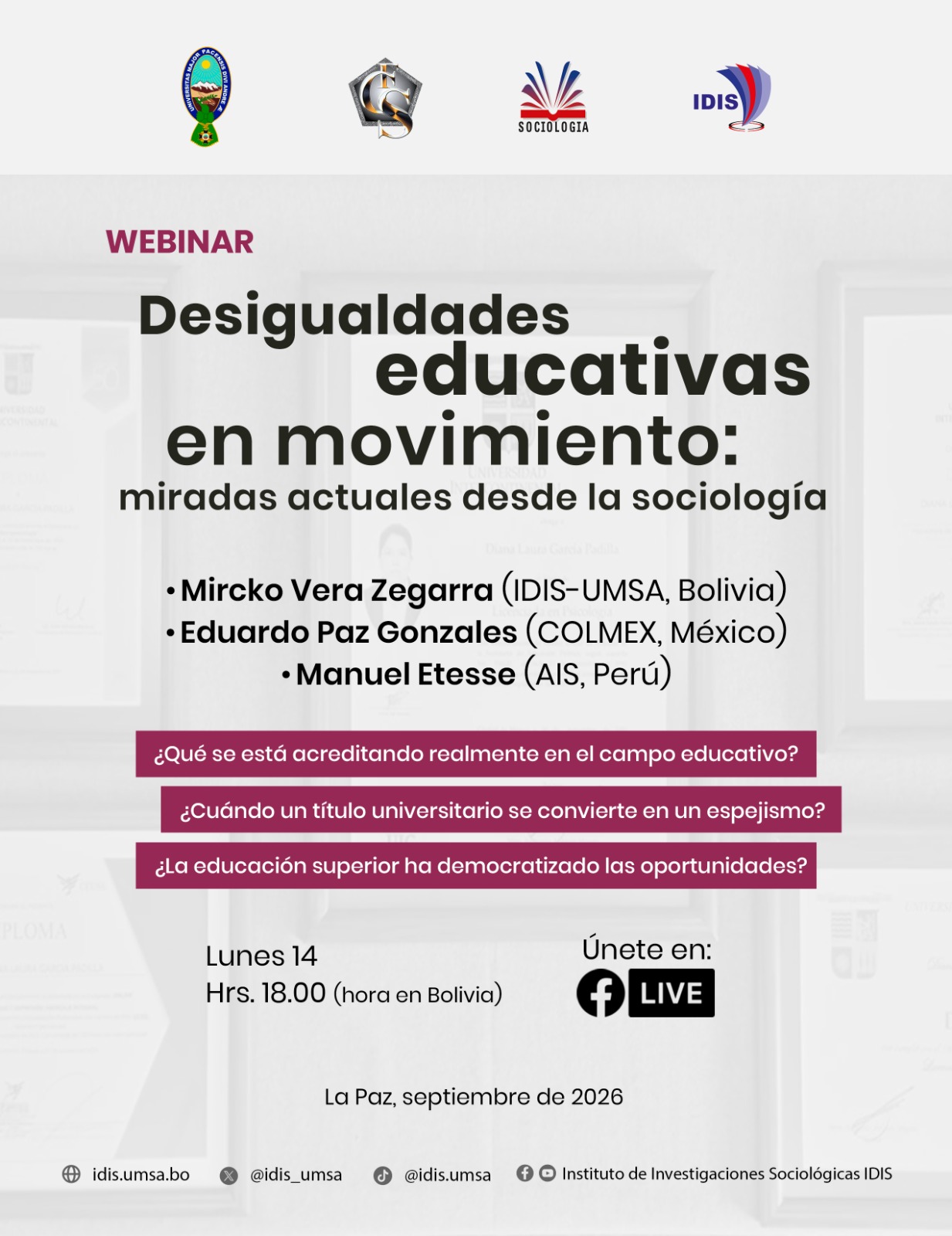 Afiche Convocatoria