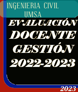 EVALUACIÓN DOCENTE GESTIÓN 2022-2023